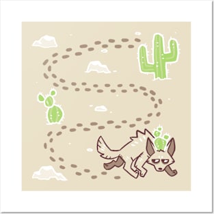 Cactus Wolf Posters and Art